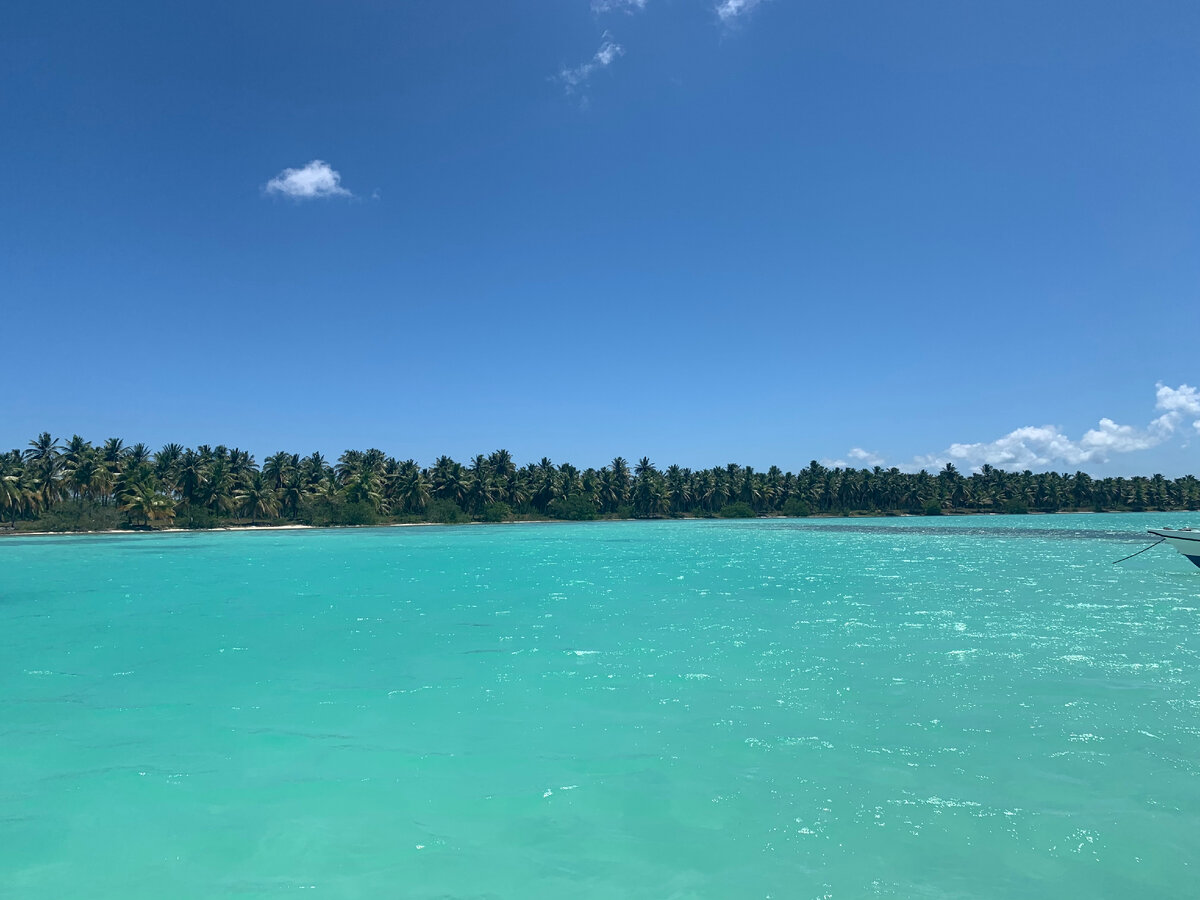 По дороге на остров Саона.