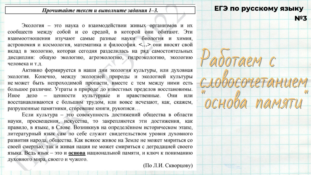 №3 ЕГЭ по русскому языку: разбираемся с лексическим значением. Алгоритм  работы | Русский и Литература | Дзен