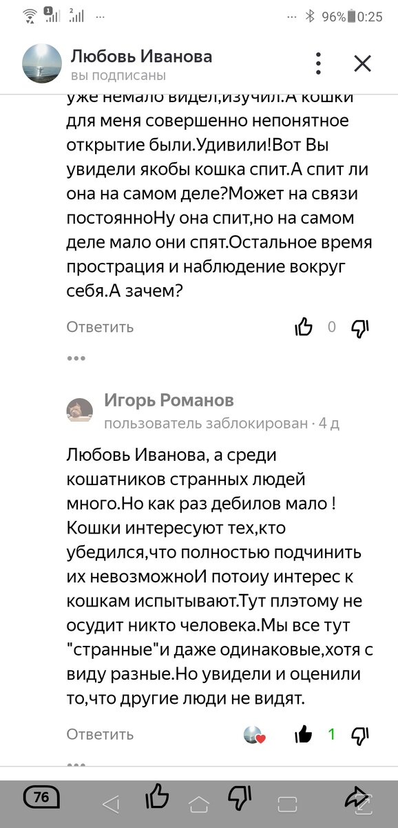 Ну вроде самая обычная беседа окошаченных людей.