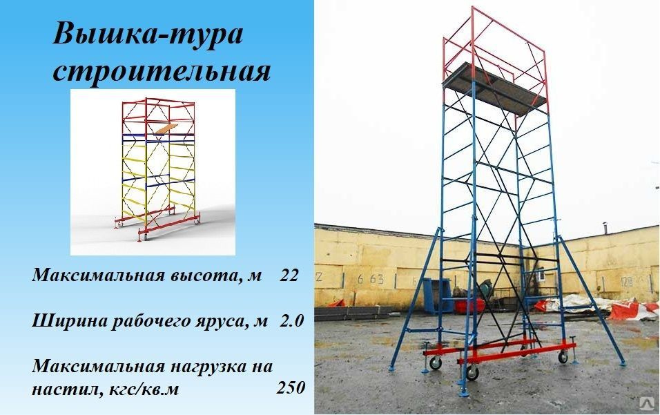 Что выбрать для штукатурных работ? Вышку-туру, металлические леса или леса из досок4