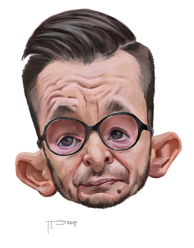 Получилось довольно забавно :)) #курпатов, #шарж, #багиня орг, #фсн,  