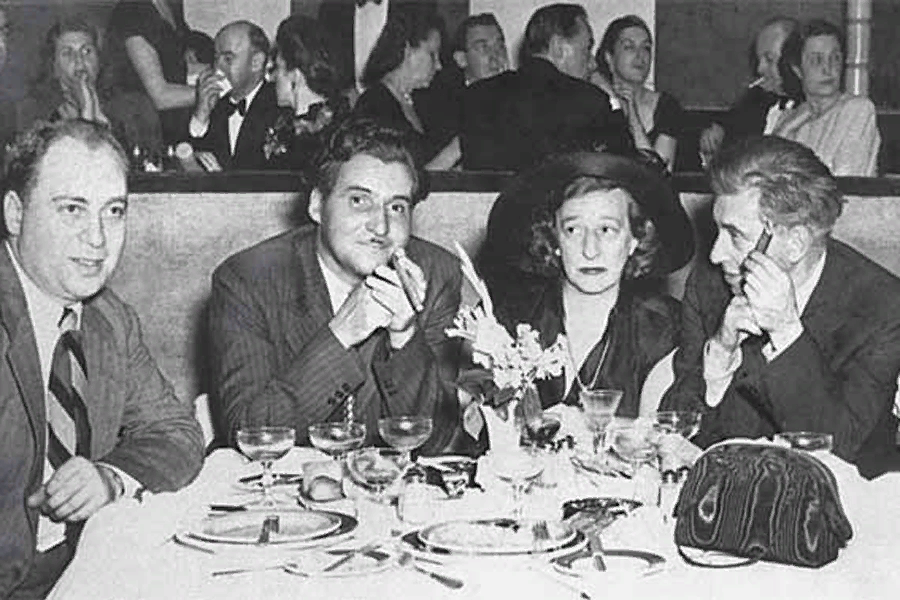 Константин Симонов и Илья Эренбург