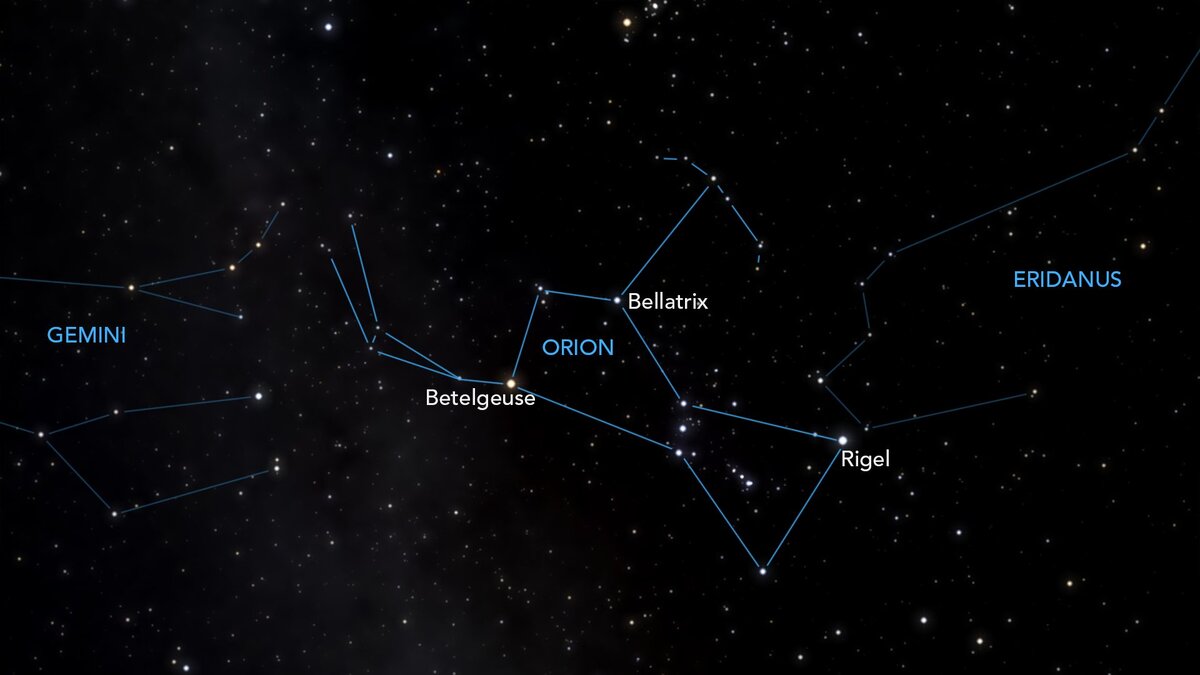Созвездие бетельгейзе фото