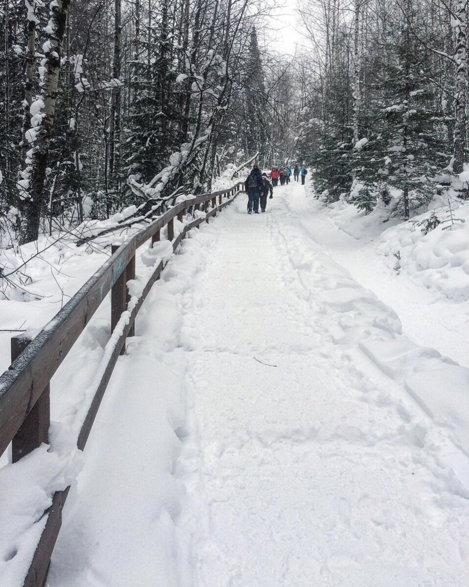 Подъём к Столбам