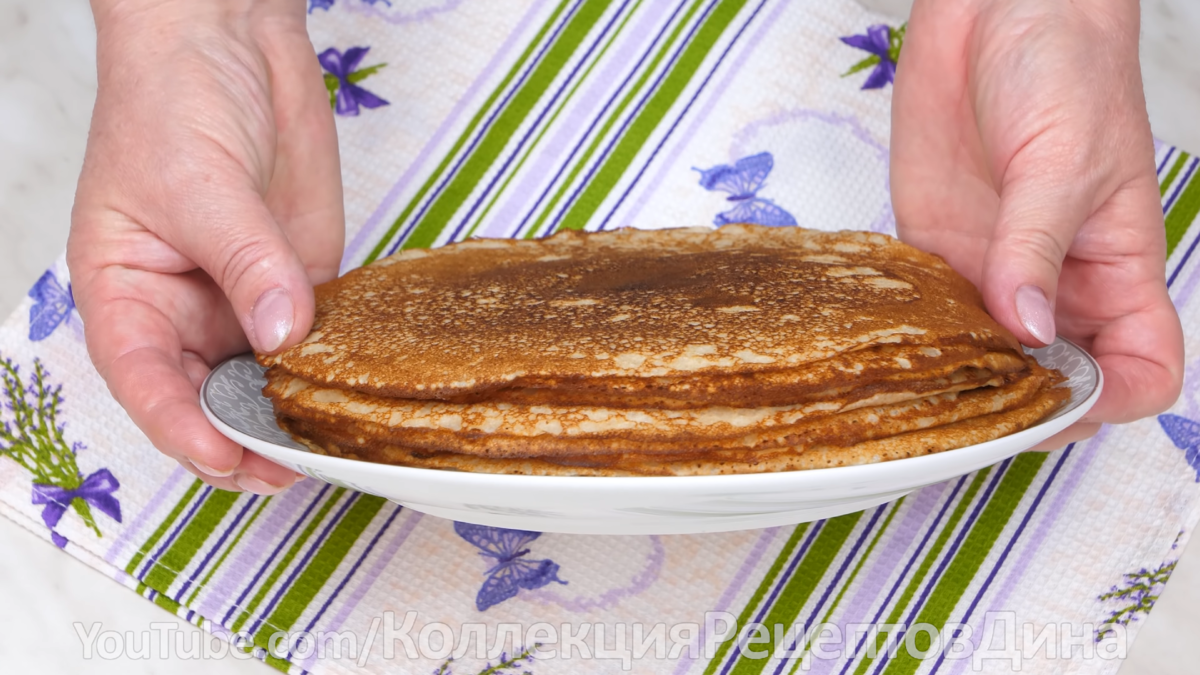 🥞Тонкие дрожжевые блины из цельнозерновой муки на молоке! Вкусные,  кружевные блинчики на дрожжах! | Дина, Коллекция Рецептов | Дзен