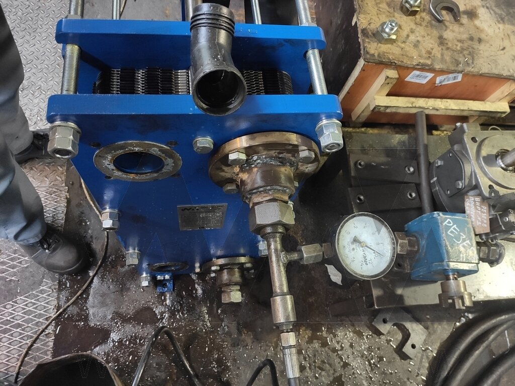 Предварительная опрессовка теплообменного аппарата