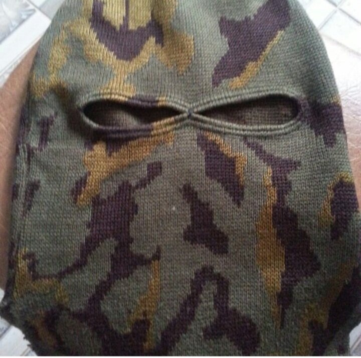 Военная маска сына! 