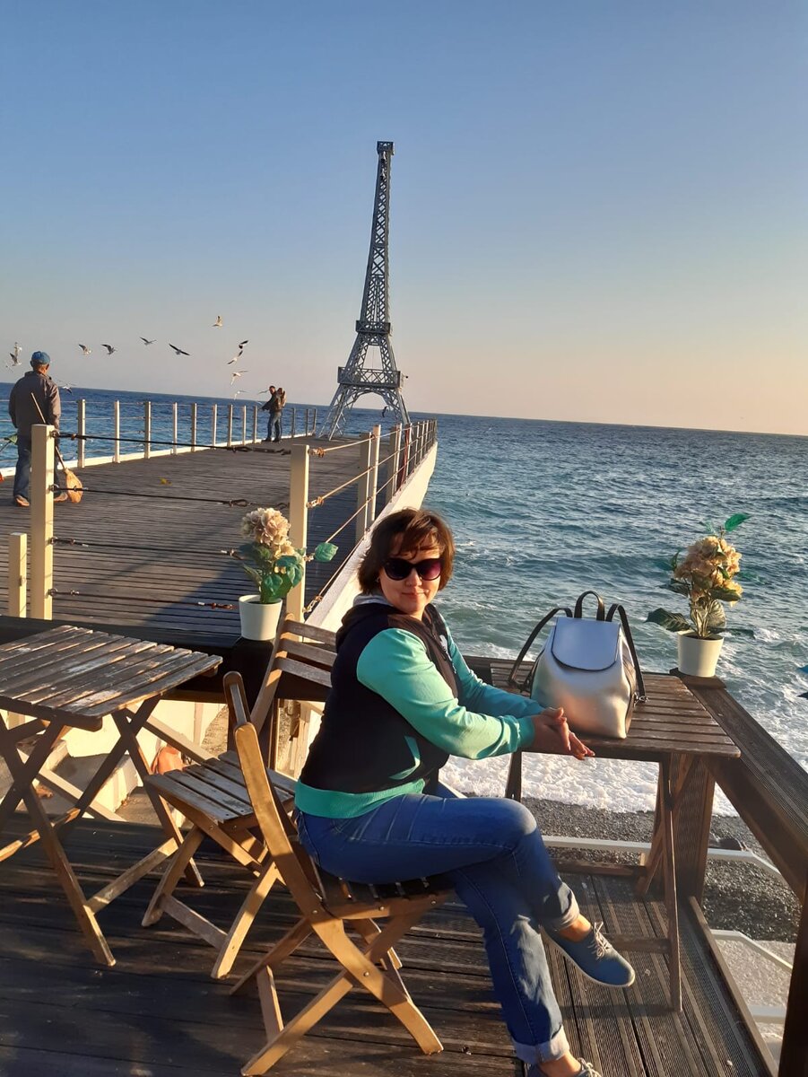 Юля на отдыхе.