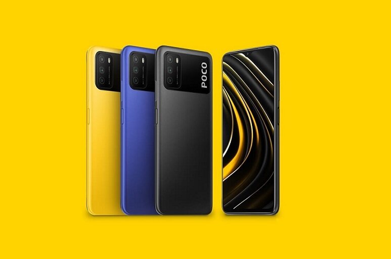 Варианты цветовых исполнений Poco M3