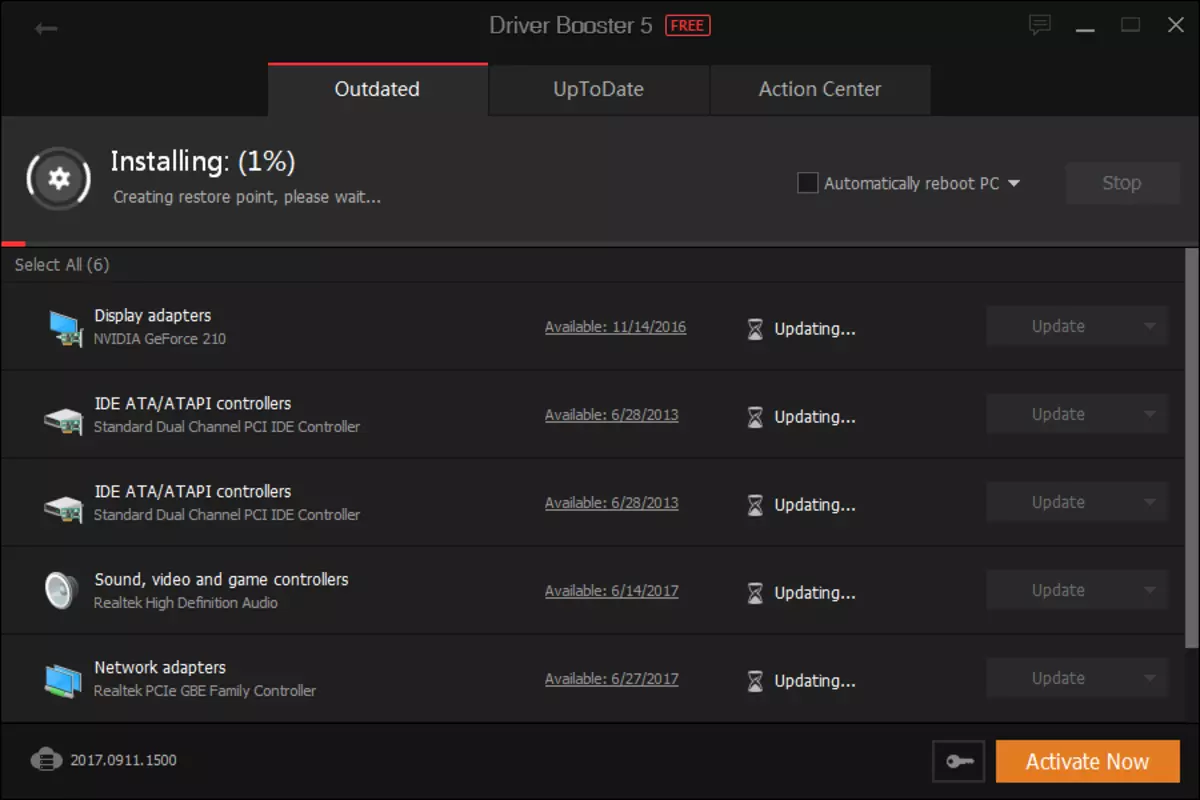 Пример драйверпака. Driver Booster