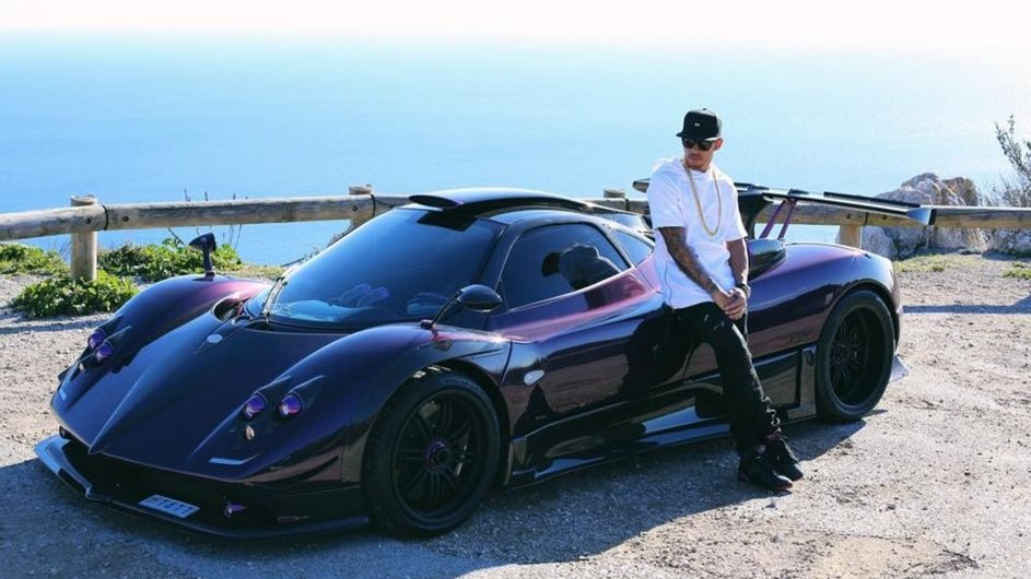 Льюис Хэмильтон и его Pagani Zonda