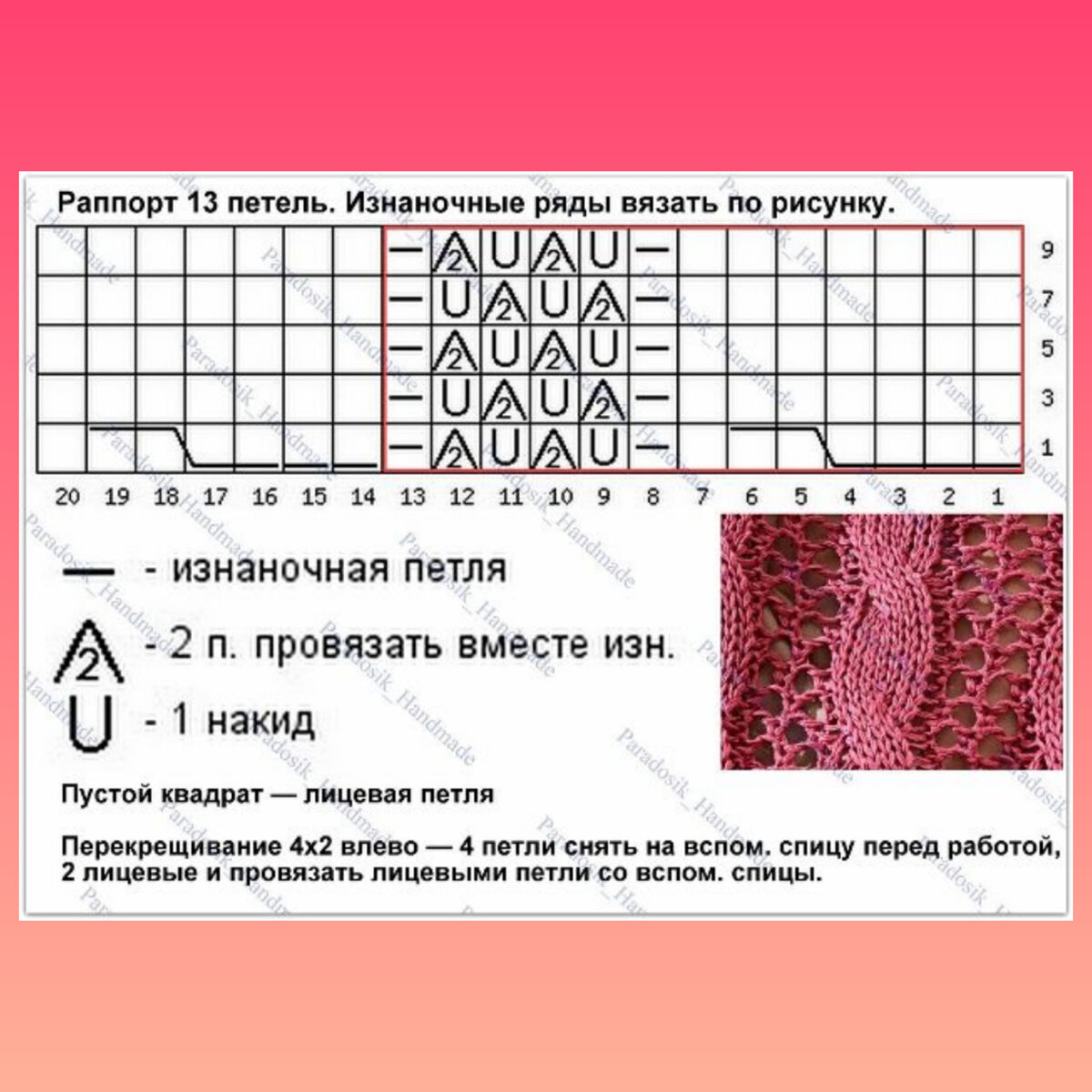 Схема узора брунелло кучинелли спицами