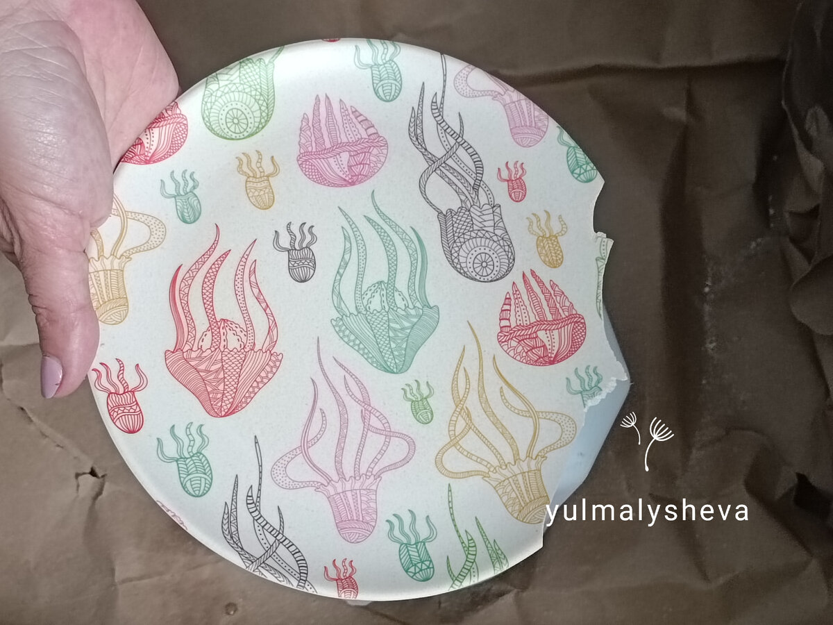 Пущу разбитые бамбуковые тарелки на мозаику 