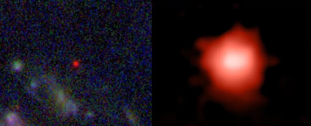    Изображение, полученное телескопомNASA, ESA, CSA, and STScI/AFP