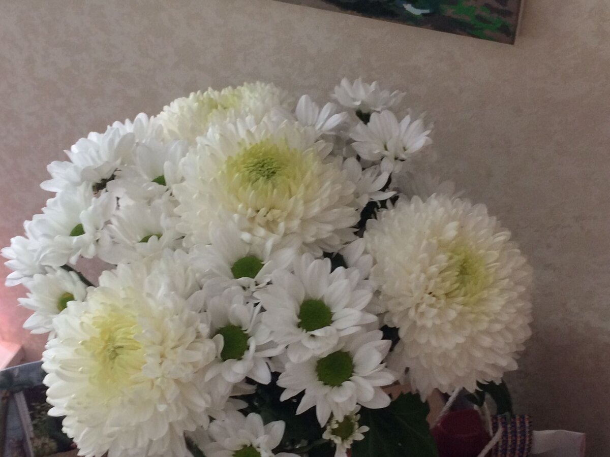 Один их подаренных букетов