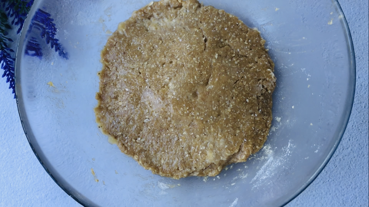 Овсяное печенье с арахисовой пастой