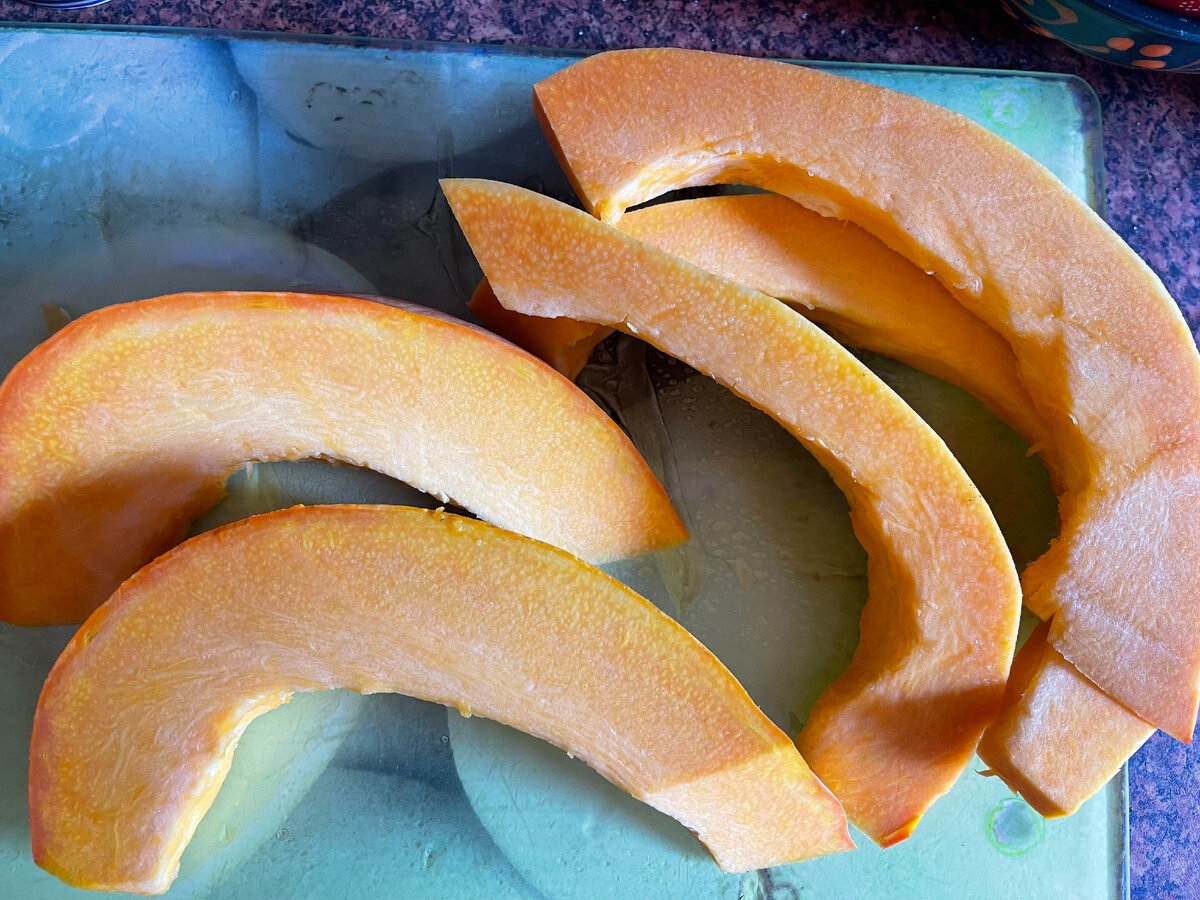 Стала есть тыкву