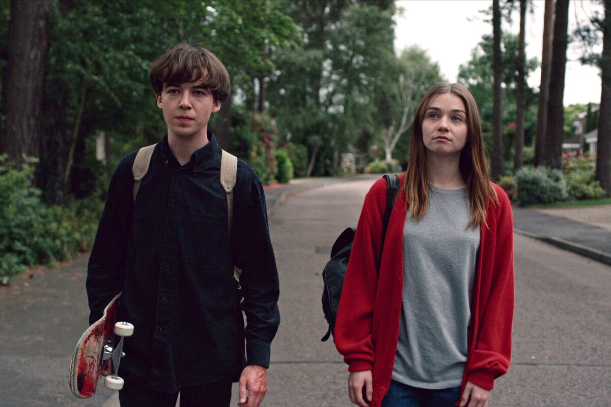 Кадр из сериала "Конец ***го мира". Изображение взято с сайта: https://data-vyhoda-info.ru/konec-grebanogo-mira-3-sezon-data-vyxoda.html