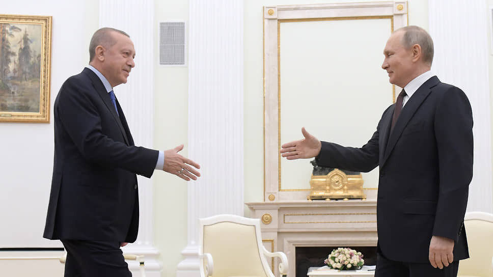 Фото: Дмитрий Азаров / Коммерсантъ📷Реджеп Тайип Эрдоган и Владимир Путин