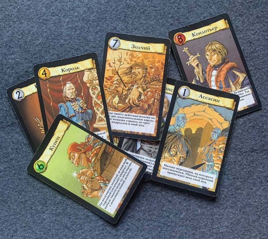 "Карты персонажей"