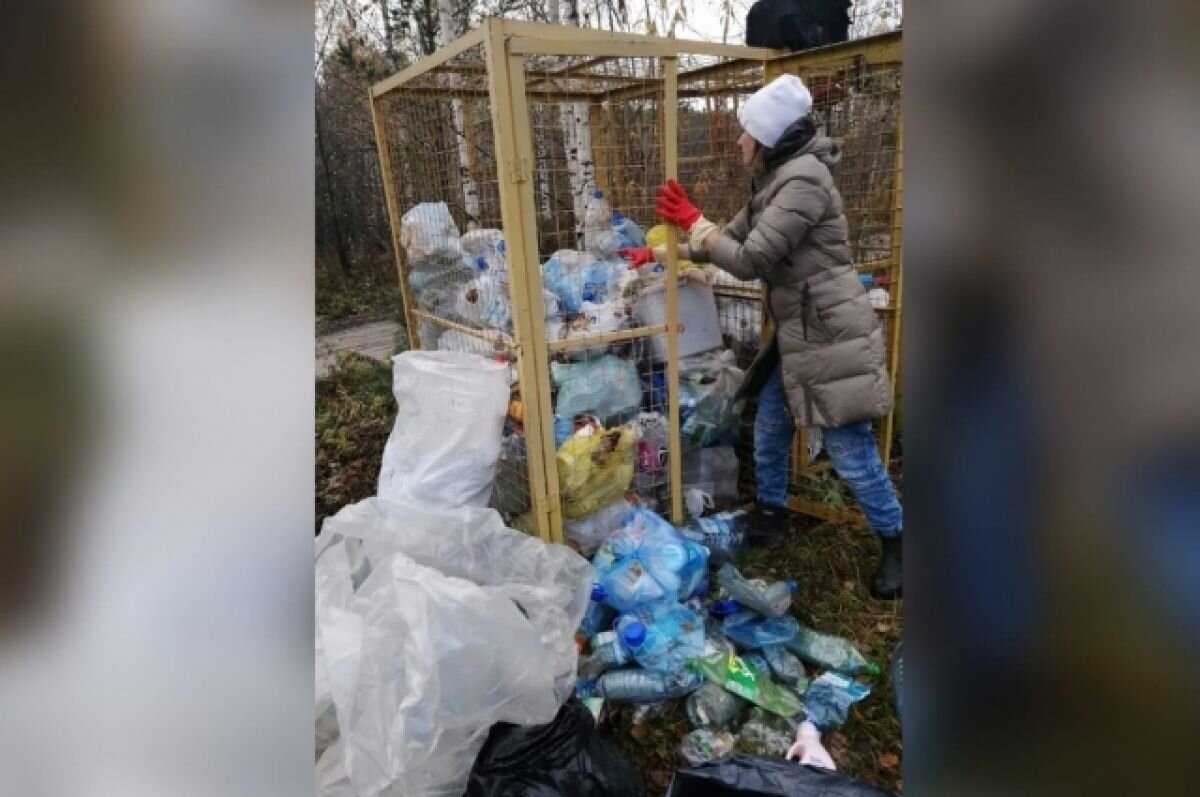    «Чистый мир» вернул сетки для раздельного сбора мусора во дворы Томска