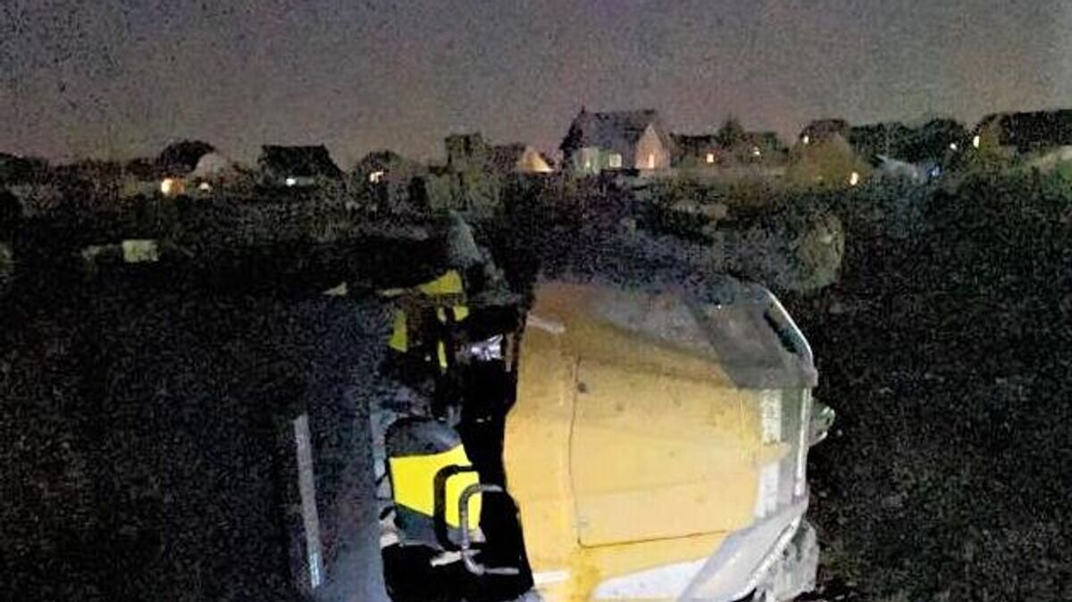    Место ДТП с участием снегоболотохода в Новоалтайске© Фото : Следственное управление СК России по Алтайскому краю
