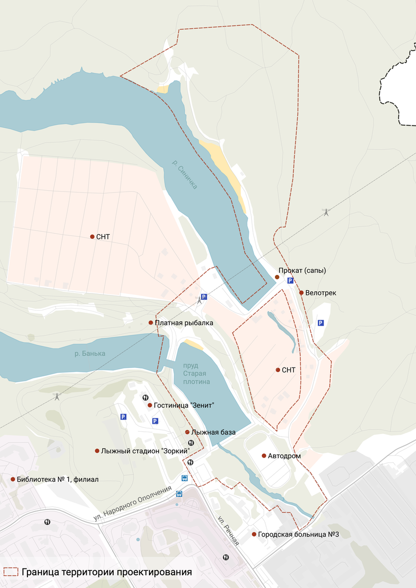 Река банька в красногорске схема