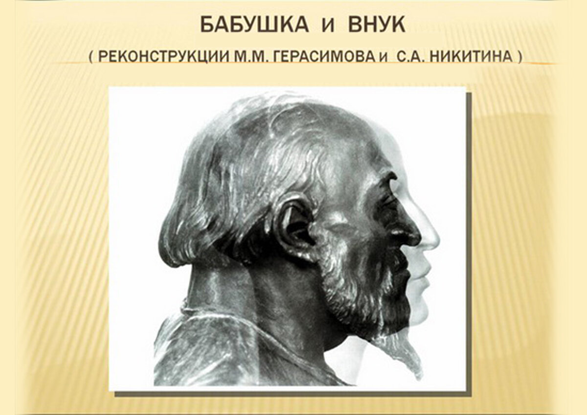 Сравнение профилей скульптурных портретов Ивана Грозного и Софии Палеолог 