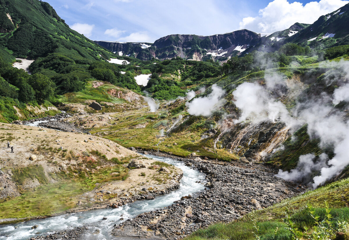 Долина гейзеров — горячая земля Камчатки. Фото: Ольга Логвинец, участница фотоконкурса РГО "Самая красивая страна"