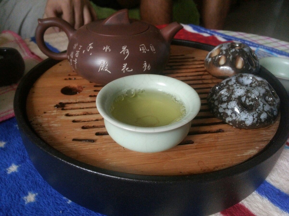 Обязательная традиция - пить вот такой чай