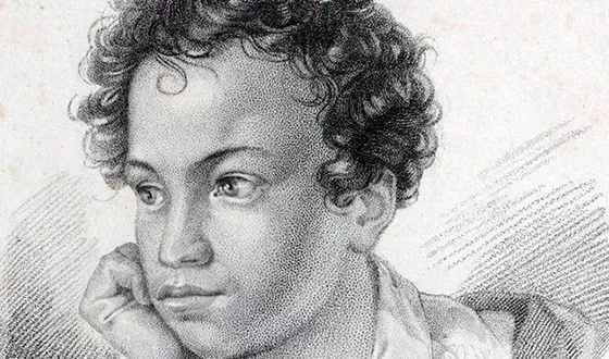 Портрет юного Александра Сергеевича Пушкина