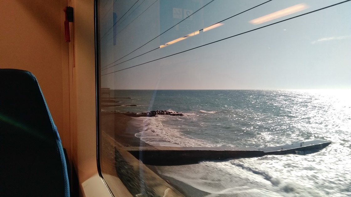 Черное море близ Хосты