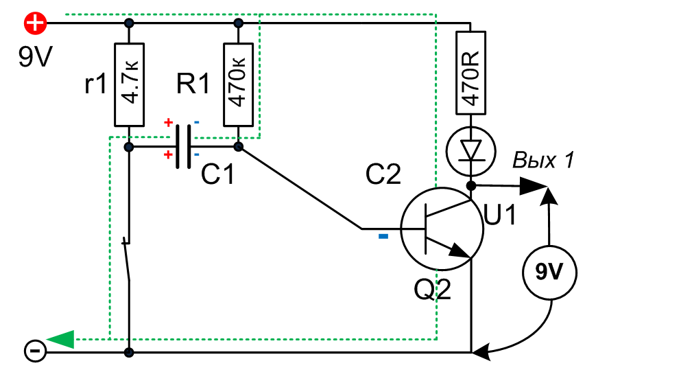 Как работает симметричный мультивибратор на транзисторах | Электроника ...