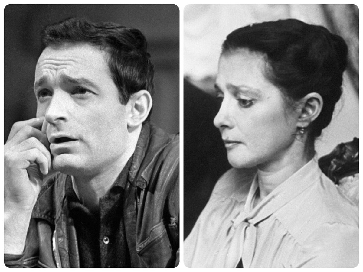 Валентин Гафт и Инна Елисеева в молодости. Источник фото для коллажа сервисы Яндекс