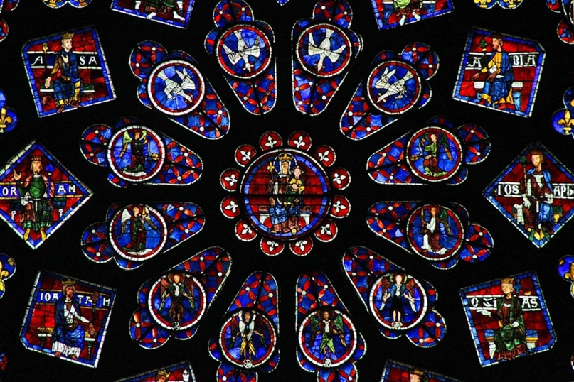 Витраж Шартрского собора