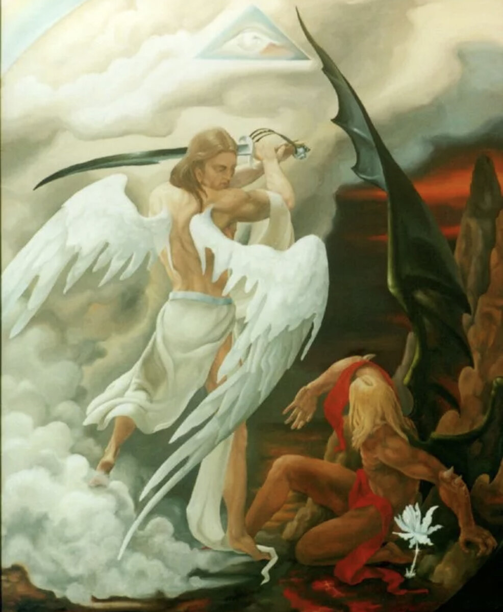 Свет побеждает тьму. Картина ангел. Борьба добра со злом. Изображение ангелов в живописи.