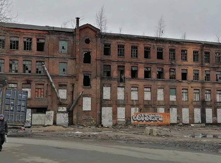 Завод "Красный Треугольник" в Санкт-Петербурге. Корпус № 8, 2020. Источник: Википедия