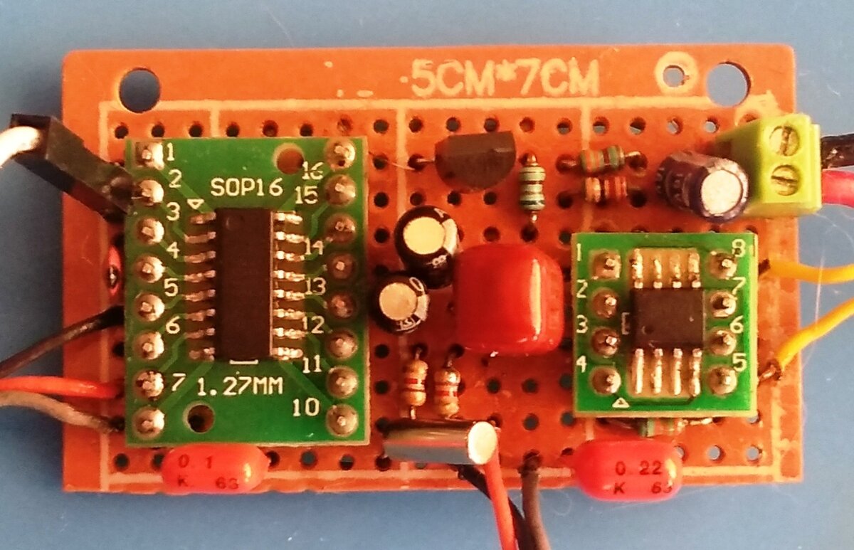 Радиоприемник Сокол с диапазоном FM на микросхемах RDA5807FP и CKE8002A ...