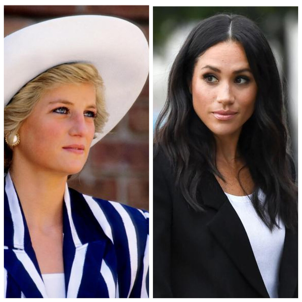 Принцесса Диана и Меган Маркл (Коллаж автора)