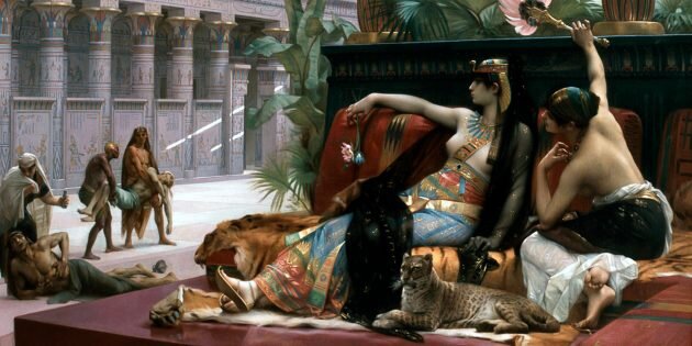 «Клеопатра испытывает яд на пленниках». Вообще она этого не делала, но картина красивая. Изображение: Александр Кабанель (1887) / Wikimedia Commons📷
