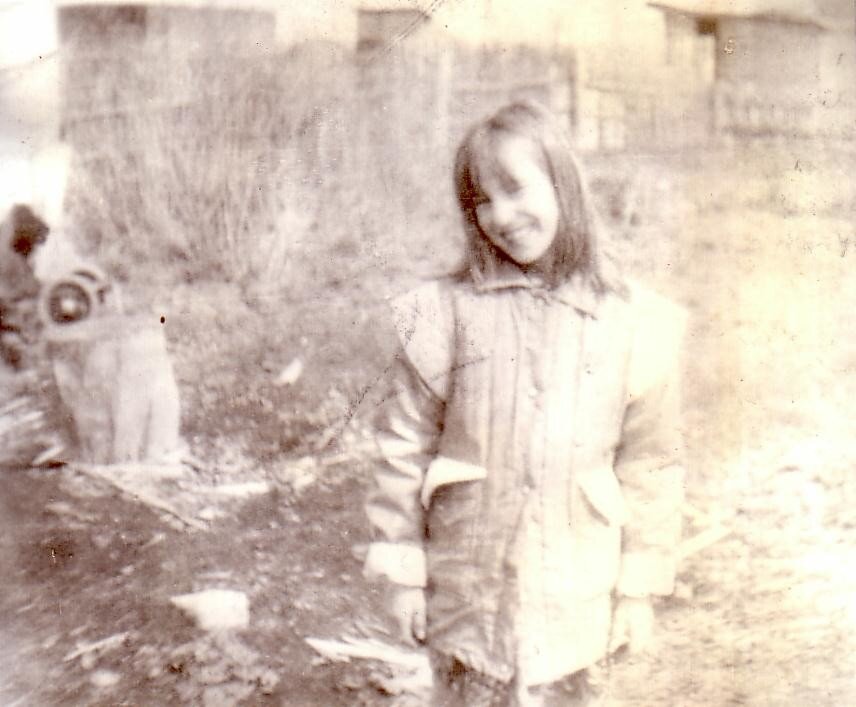 Я на даче. Фото 1990 года. 