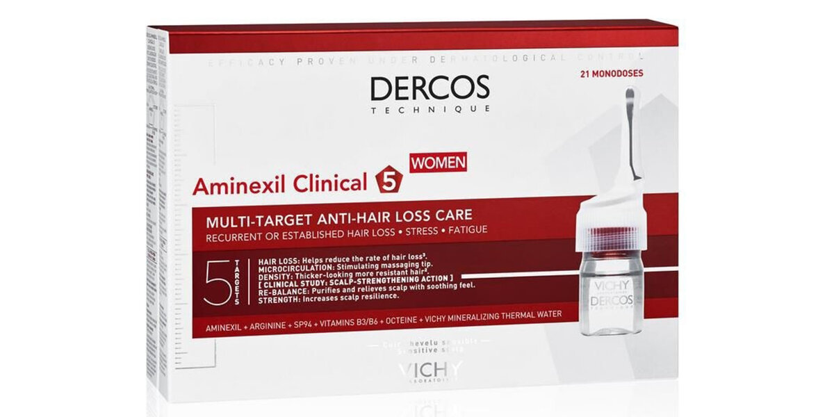     Средство против выпадения волос у женщин Vichy Dercos Aminexil Intensive 5