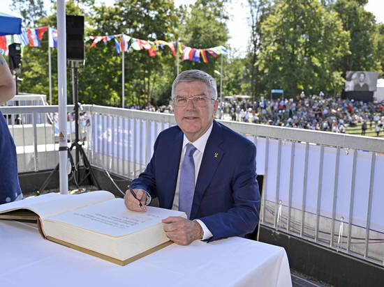     президент МОК Томас Бах, фото: IMAGO/www.imago-images.de/Global Look Press