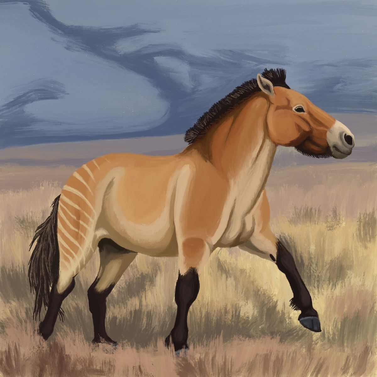 Важно шагает на вымирание :(