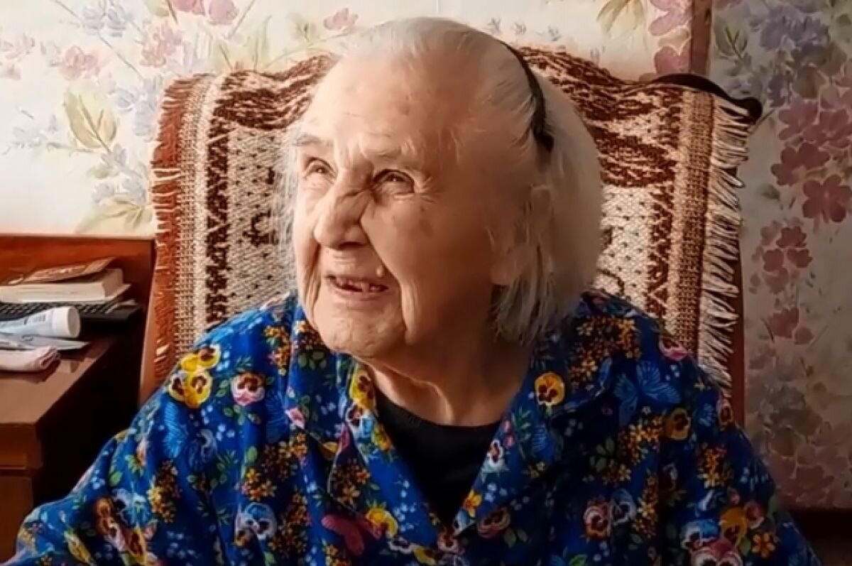    99-летняя участница войны из Прикамья передала видеопослание мобилизованным