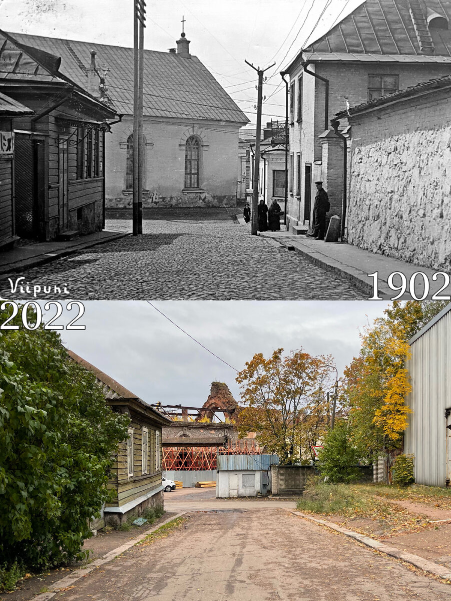 Выборг: было/стало. Как изменился один из самых красивых городов России? |  Now&Then Russia | Дзен