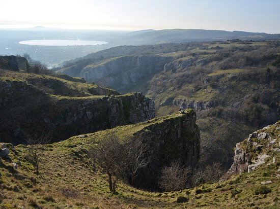     Gough’s Cave, in the spectacular Cheddar Gorge, yielded some of the few human remains ever found from late glacial period Great Britain.ADRIAN FARWELL, LICENSED UNDER CC BY 3.0