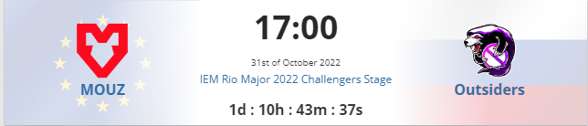 MOUZ vs Outsiders