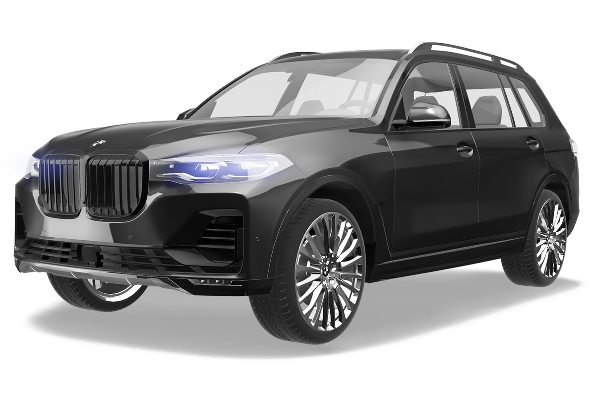 BMW X7 M50i — цвет 416 карбон-шварц с доставкой и растаможкой