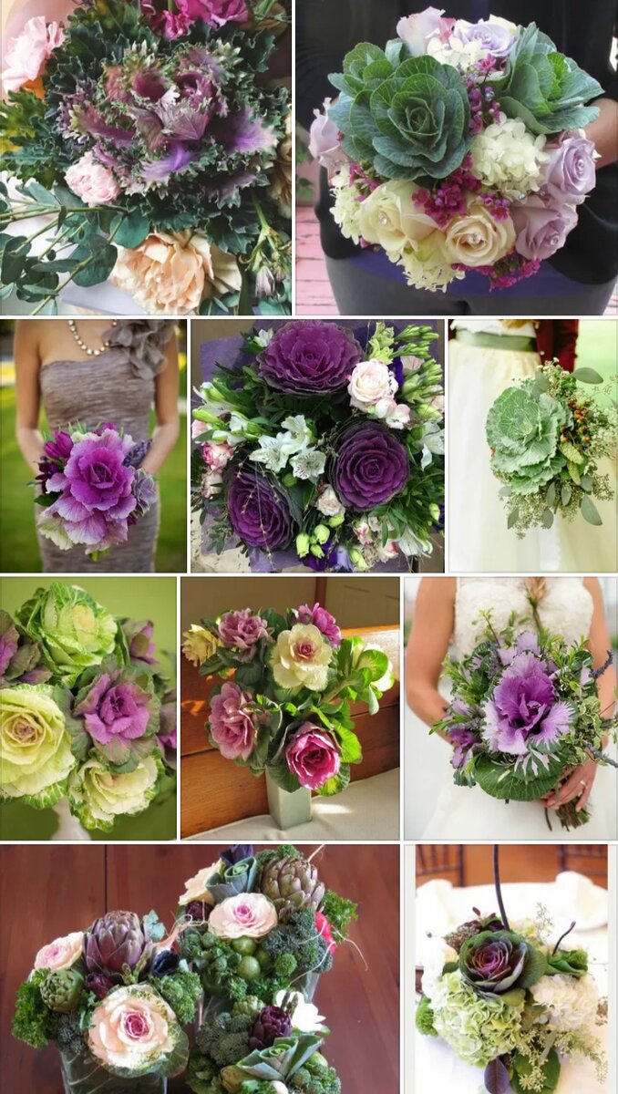 Капустные букеты. Скрин из яндекс.картинок